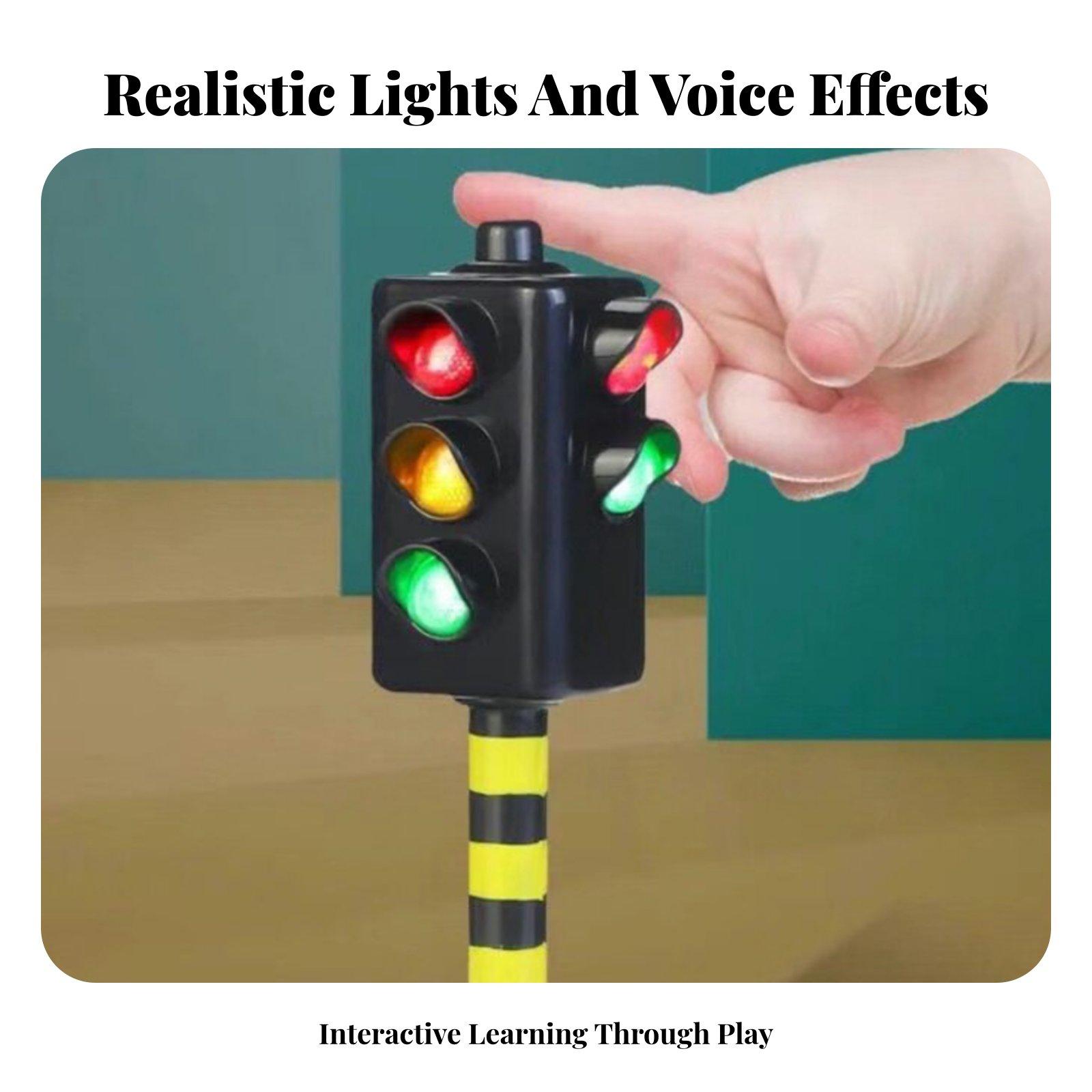 Kids Education And You - Toy Traffic Light Voice Function Kids