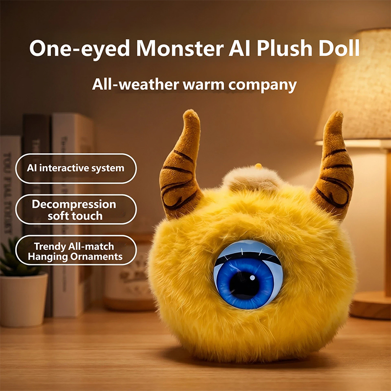 English Kids Education - AI Smart Talking Plush Toy One-Eyed