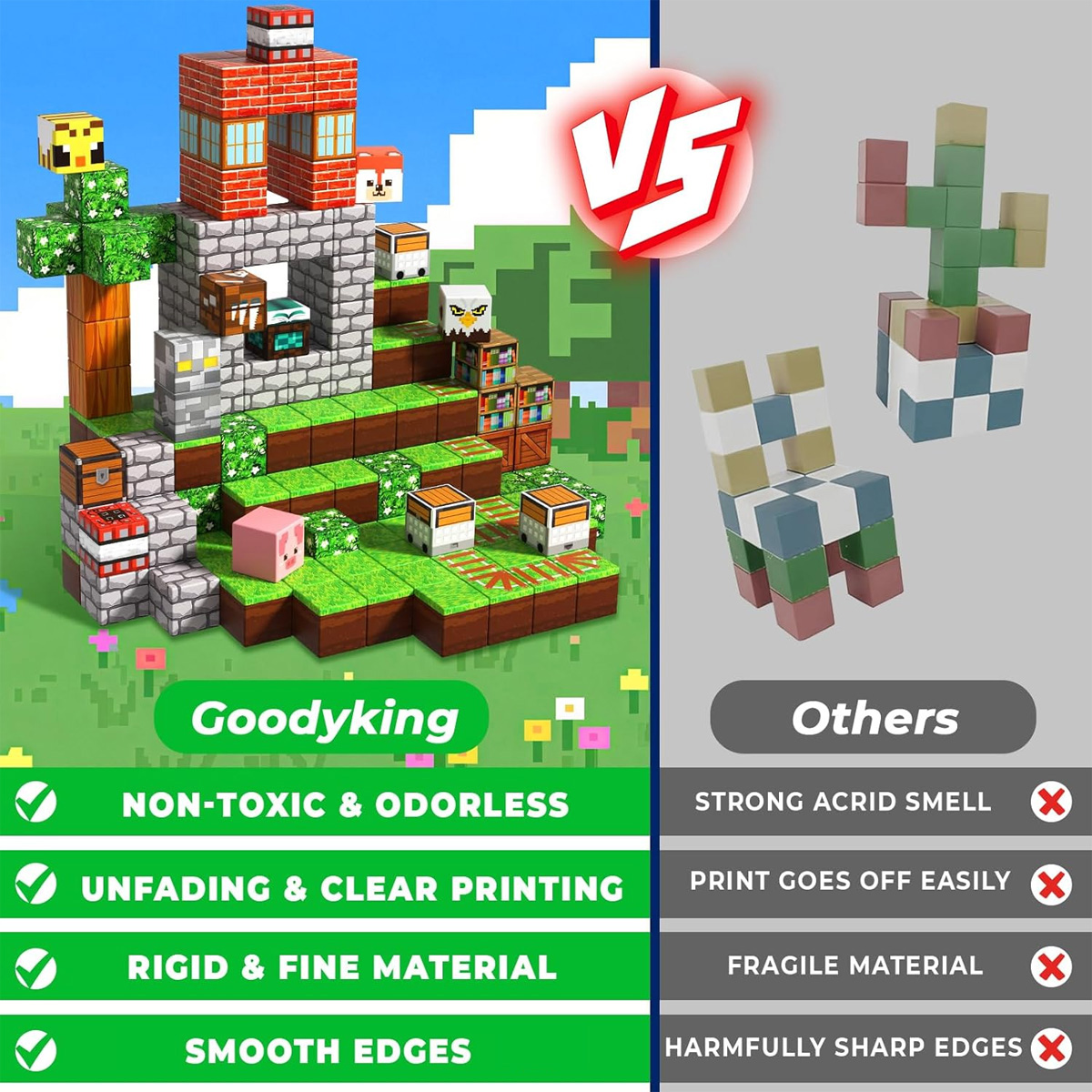 Magnetic Building Block Bricks - đánh giá và giá Kids Education World