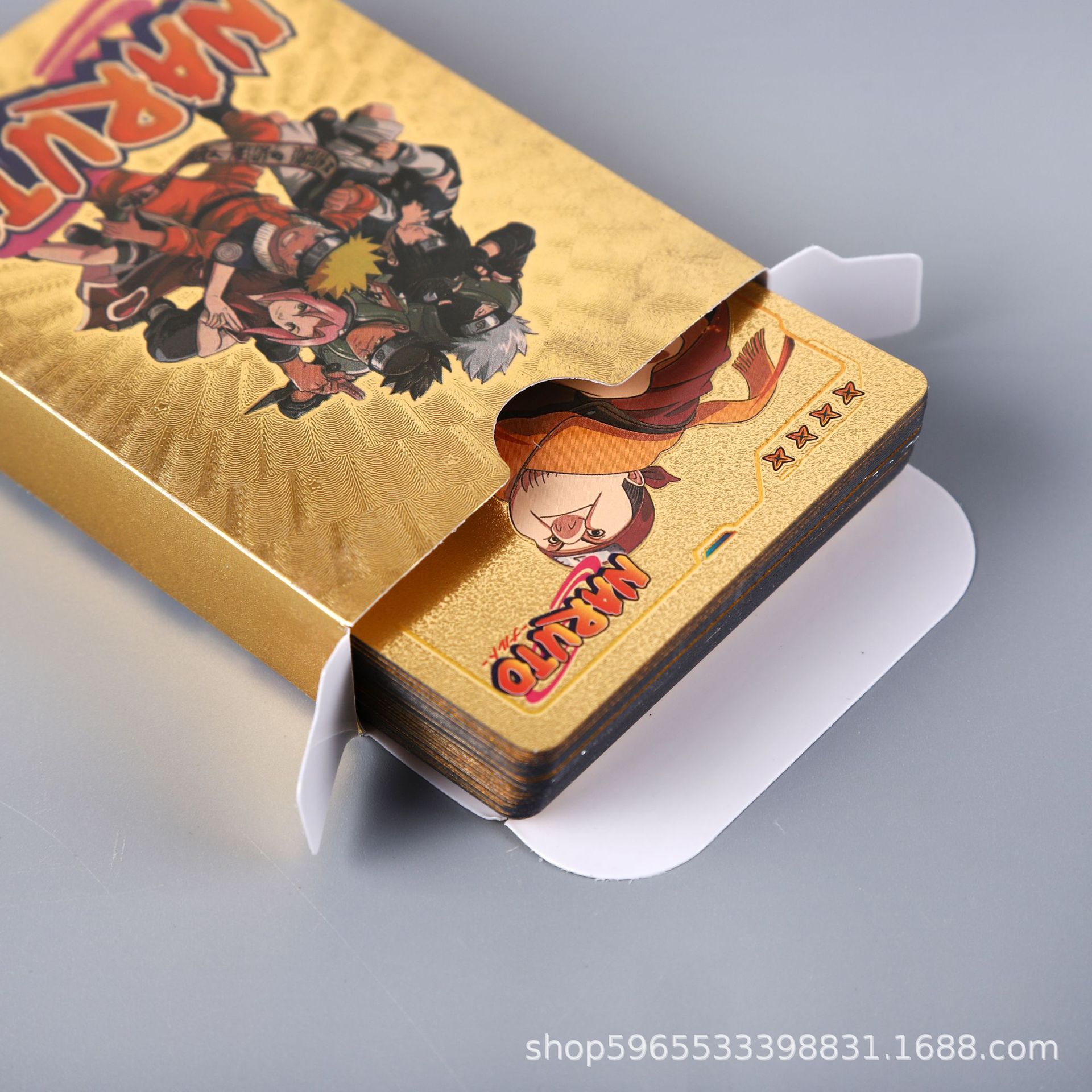 55pcs Naruto Card Gold English - đánh giá và giá English Kids Education