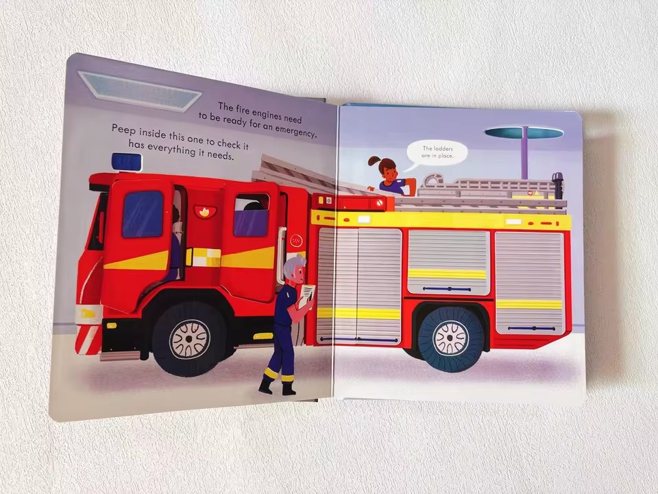Usborne Peep Inside How A Fire - đánh giá và giá Kids Education And You