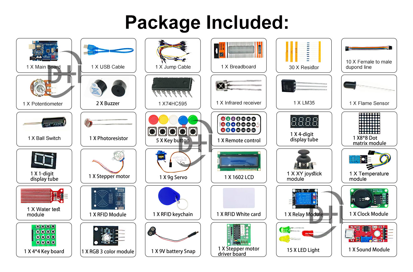 Basic Starter Kit for Arduino  - đánh giá và giá Kids Education Program