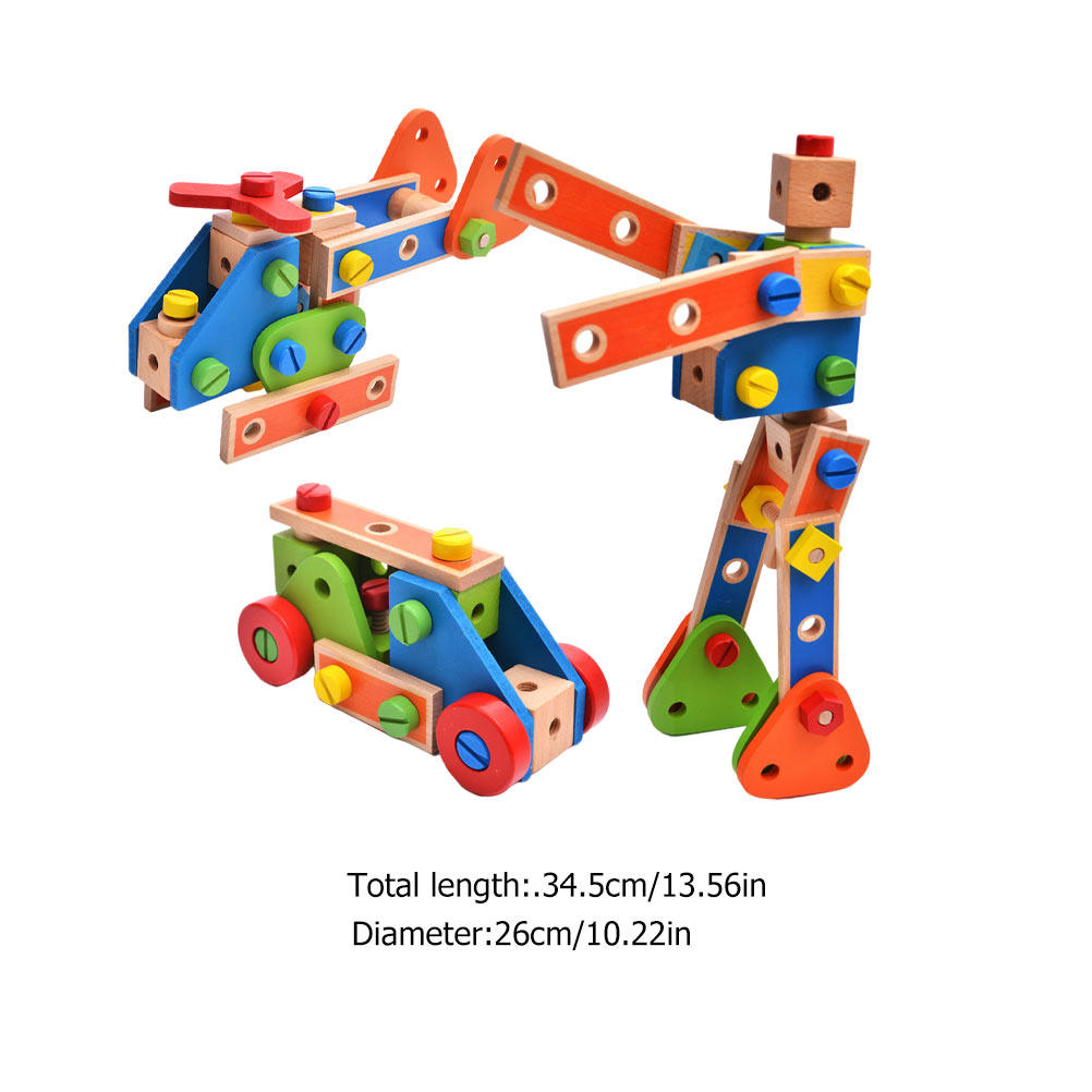 1Set Creative Wooden Nut Assem - đánh giá và giá Kids Outdoor Education