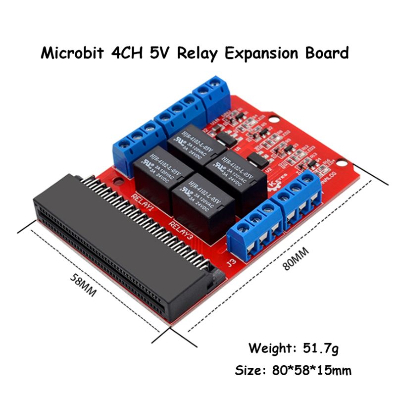 A64I Microbit 4 Channel Relay  - đánh giá và giá Kids Education Program