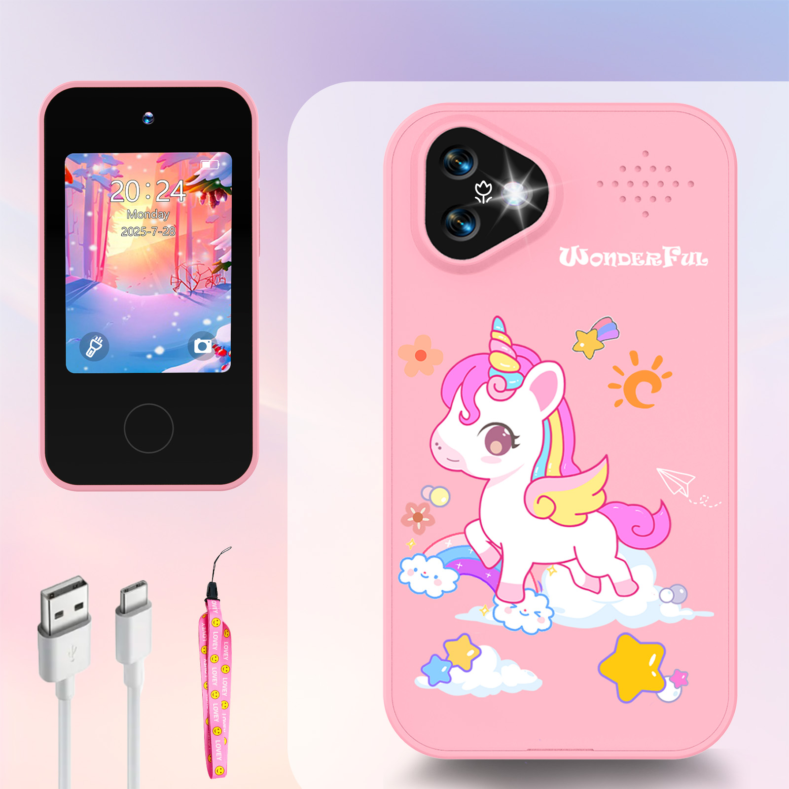 Unicorn Kids Smart Phone Camer - đánh giá và giá Kids Education Mobile