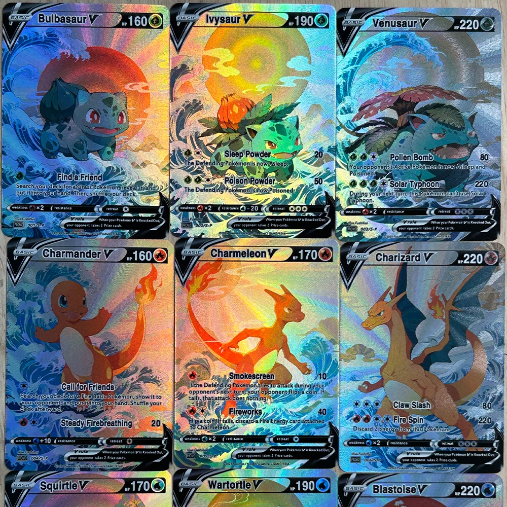 9Pcs/set DIY Anime PTCG Collec - đánh giá và giá English Kids Education