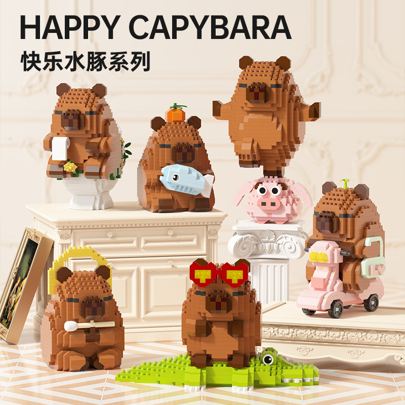 Happy Capybara Building Blocks - đánh giá và giá Happy Kids Education