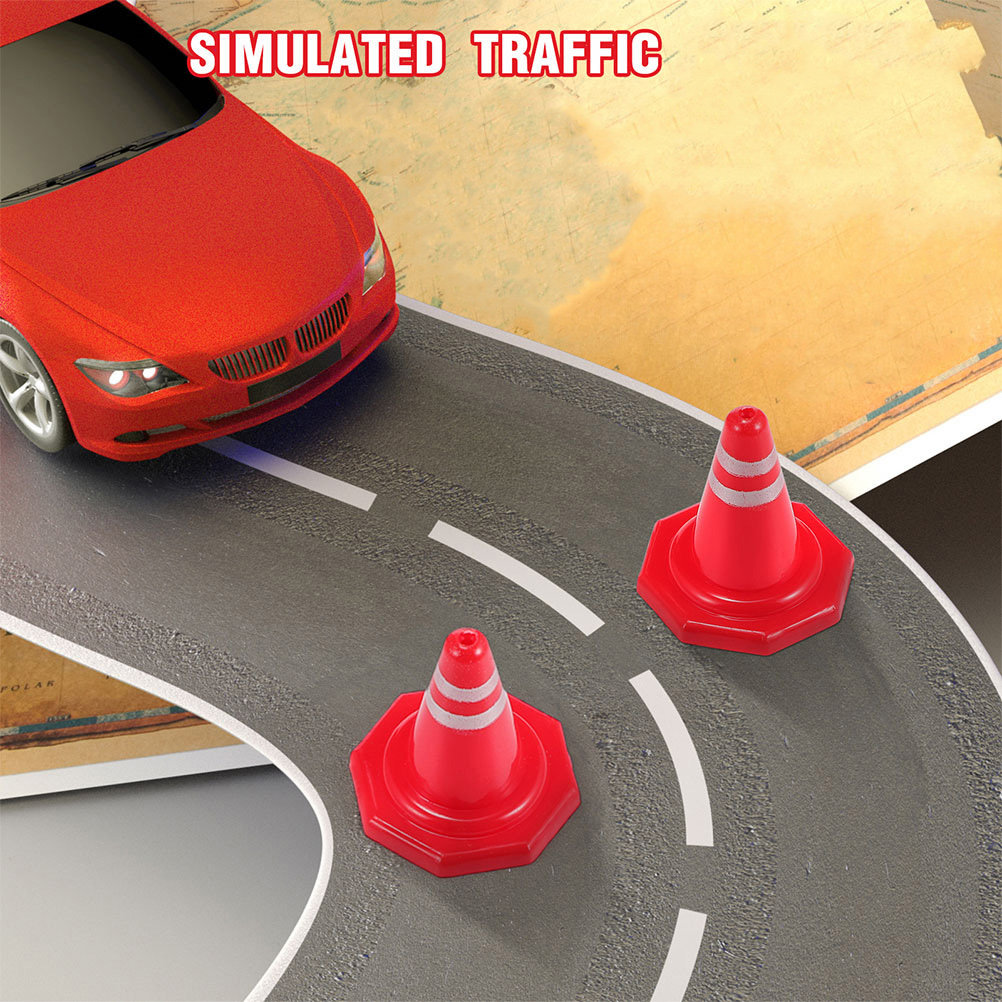 24Pcs Mini Traffic Cones Red P - đánh giá và giá Kids Education And You