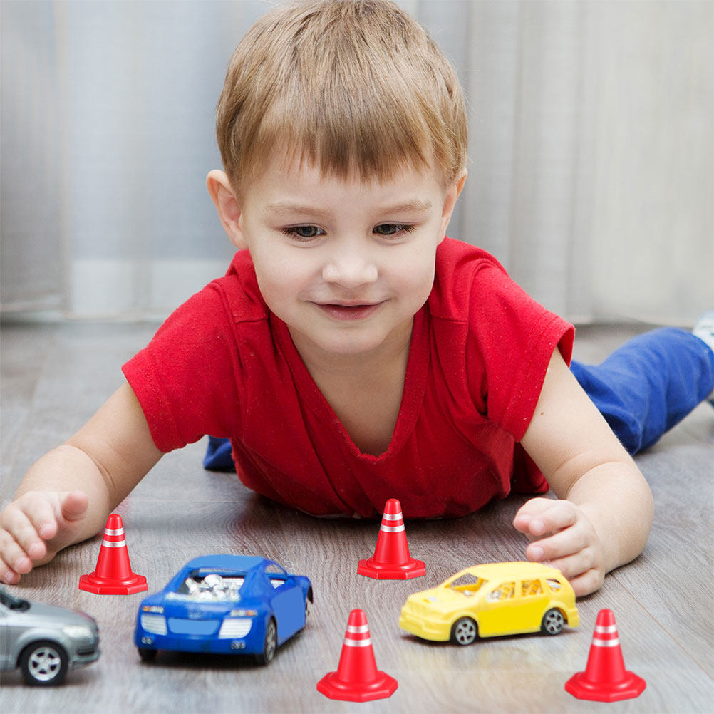 24Pcs Mini Traffic Cones Red P - đánh giá và giá Kids Education And You