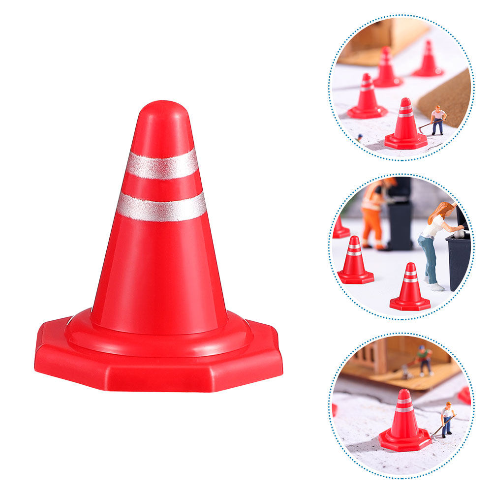 24Pcs Mini Traffic Cones Red P - đánh giá và giá Kids Education And You