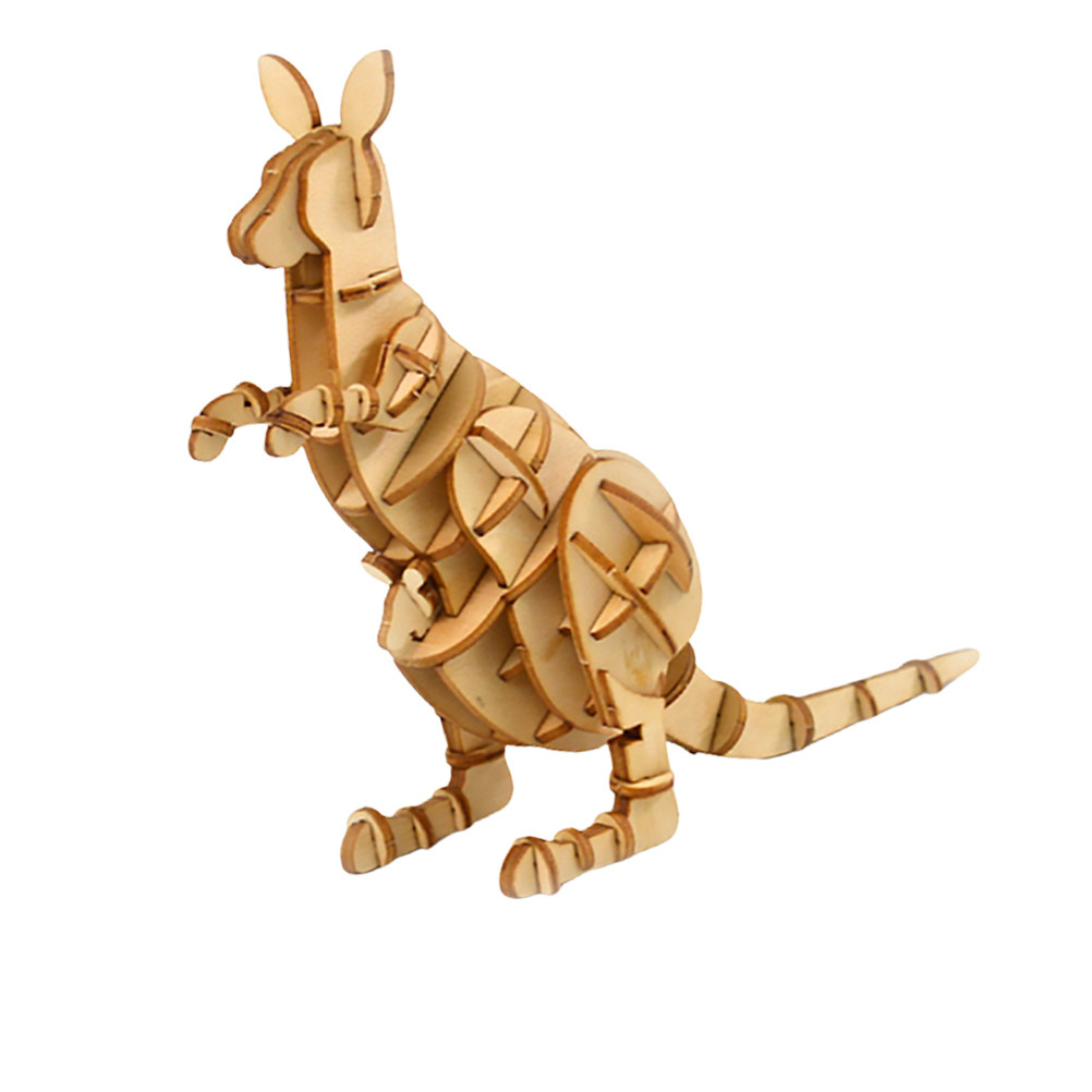 3D Kangaroo Wooden Puzzle Hand - đánh giá và giá Kangaroo Kids Education