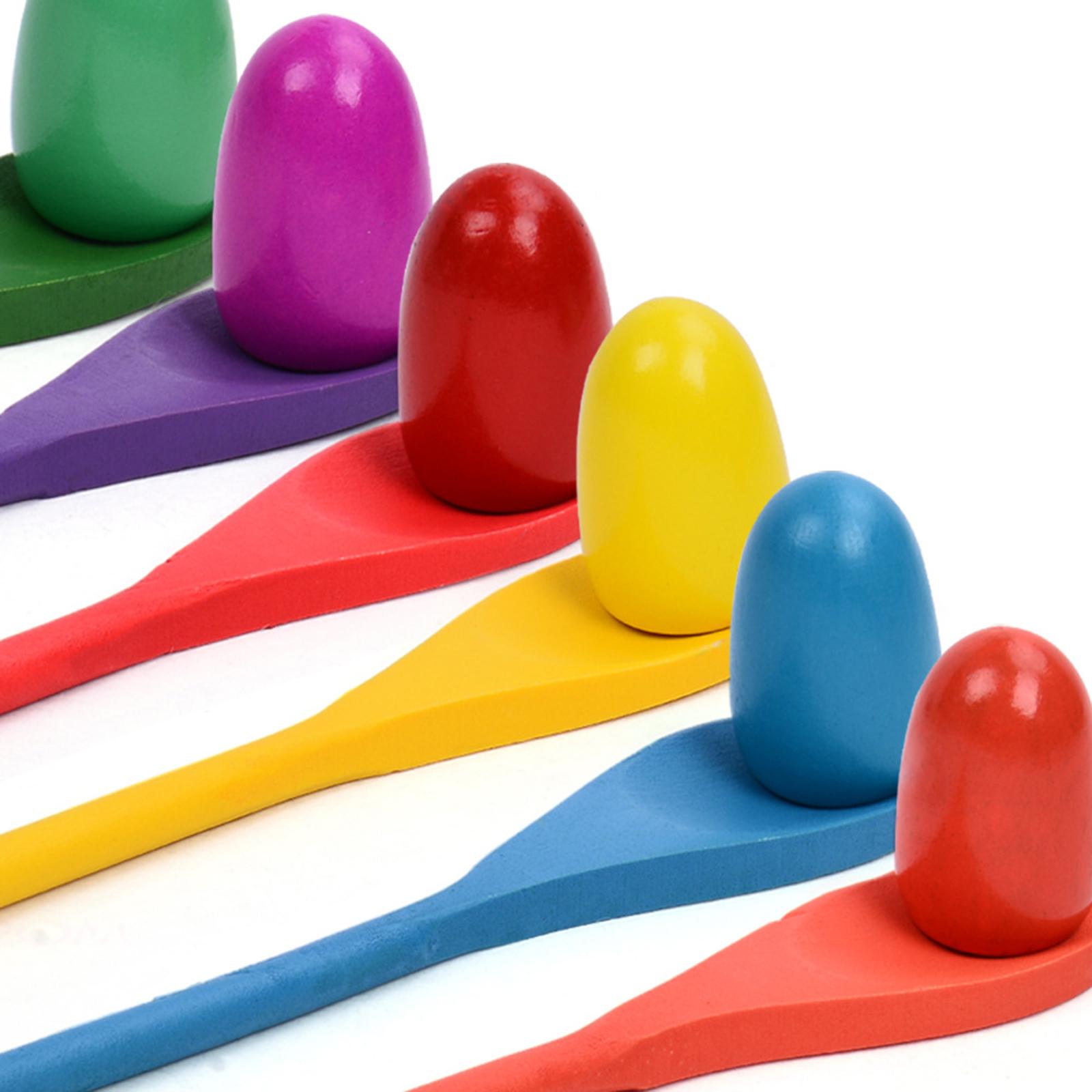 6 Pieces Egg Spoon Race Game H - đánh giá và giá Kids Outdoor Education