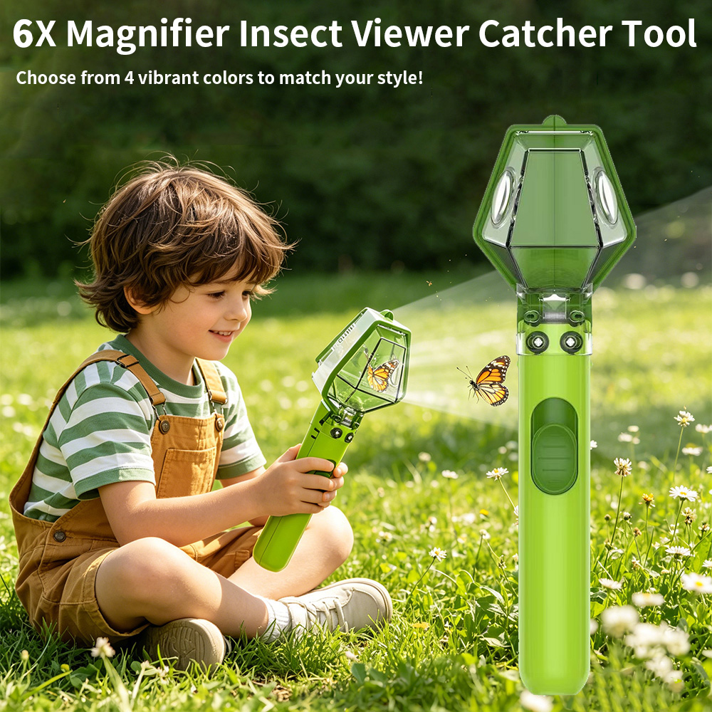 6X Magnifier Kids Bug Catcher, - đánh giá và giá Kids Outdoor Education